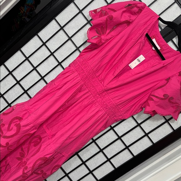 Anthropologie Somerset Maxi Dress: Cutwork Edition – Pink/Rose – Size XL – NWT - Picture 11 of 12